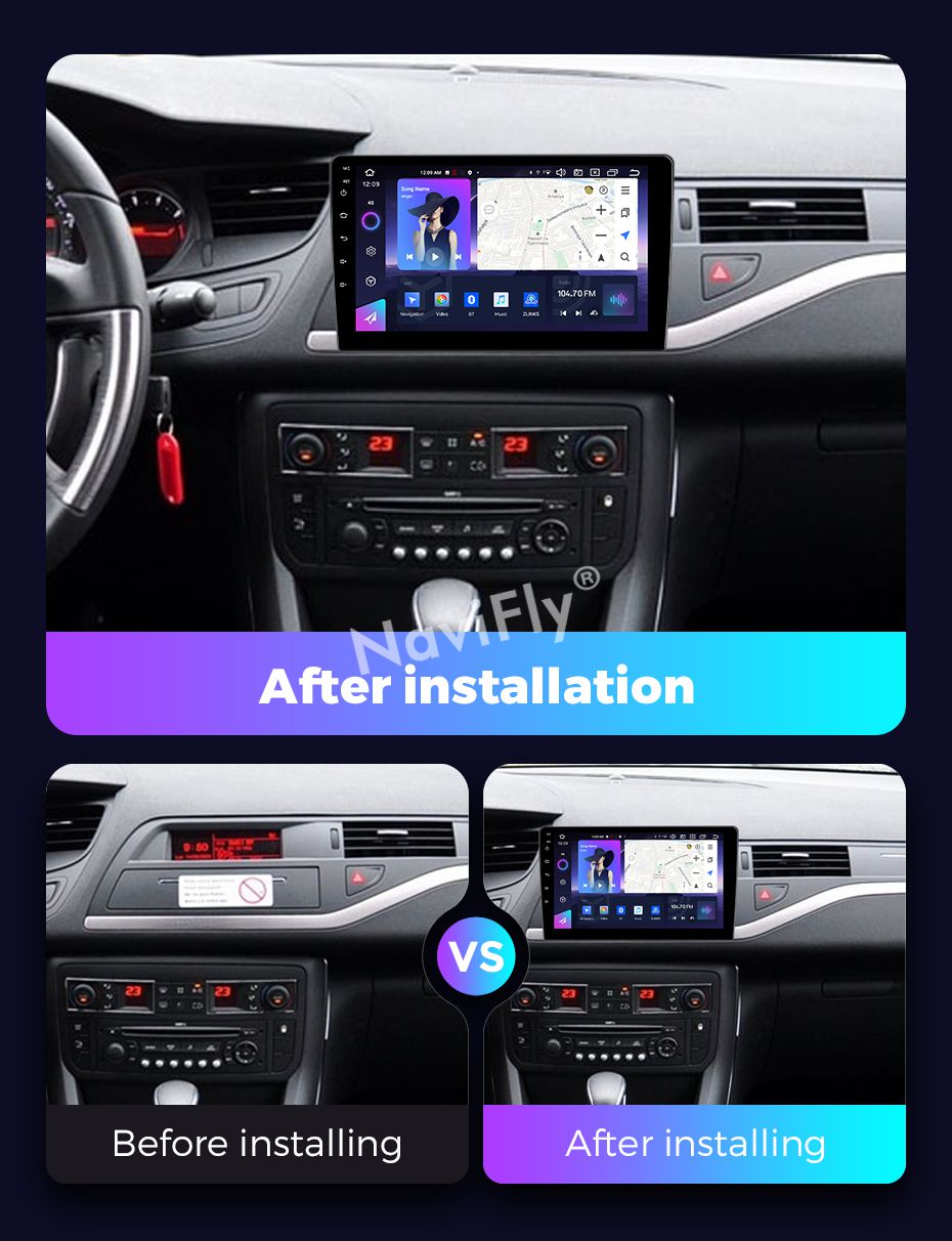 10inch_For Citroen C5 2009_Shenzhen Navifly Electronics Co., Ltd